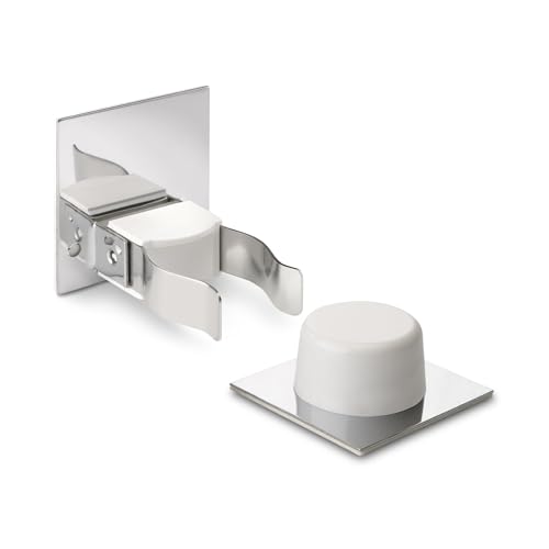 Zarivy Weißer Stopper, selbstklebend, robust und einfach zu installieren, ideal für die Sicherung von Türen und Fenstern im Haus. von Zarivy