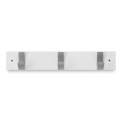 Zarivy Weißer Wandhaken mit 3 Haken, ideal zum Organisieren und Aufhängen von Kleidung, Handtüchern und Accessoires in kleinen Räumen. Zarivy Weißer Wandhaken mit 3 Haken, ideal zum Organisieren und Aufhängen von Kleidung, Handtüchern und Accessoires in kleinen Räumen. von Zarivy