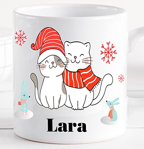 Weihnachtstasse personalisiert mit Namen - Kindertasse - Tasse Weihnachten Kinder – Christmas Mug – Kinderbecher - Glühweintasse von Zarto