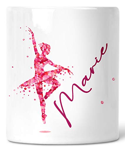 Zarto® Spardose Kinder Mädchen mit Ballett Ballerina - Motiv - Individuell personalisiert mit Name - Deine Geschenk-Idee für Teenager von Zarto
