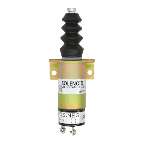 Zarxparts 12 V Absperr-Magnetventil, 1502ES-12C6U1B2S1 SA-3398-12, kompatibel mit Woodward von Zarxparts
