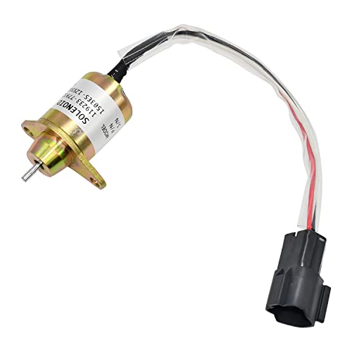 Zarxparts 12 V Absperrmagnetventil 1503ES-12S5SUC5S 1503ES12S5SUC5S kompatibel mit Yanmar-Motor 3TNE84 3TNE88 4TNE84 3TNV70 3TNV76 4TNV84 4TNV94L 4TNV98L 4TNV98L 4TTNV98L 4TTNV98L 4TTNV98L 4TTTNV76 von Zarxparts