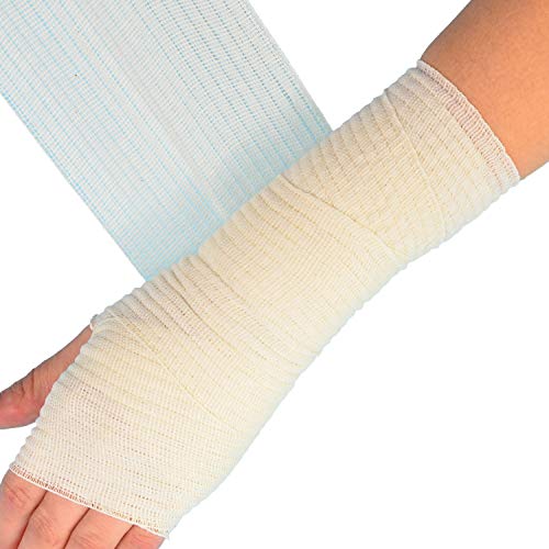 Zarys OE12500-E elastoBAND FLEX Gewebte Elastischer Stützverband, Nicht Steril, Box, 12cm x 5m, 96 Stück von Zarys