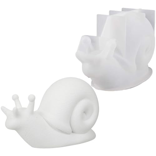 3D-Schnecken-Silikonform, 15,2 cm, große Harz-Tierformen, niedliche Schnecken-Epoxid-Formen für Modelliermasse, Gipsbasteln, Harzguss, Wanddekoration für Zuhause 3D-Schnecken-Silikonform, 15,2 cm, große Harz-Tierformen, niedliche Schnecken-Epoxid-Formen für Modelliermasse, Gipsbasteln, Harzguss, Wanddekoration für Zuhause von Zasdvn