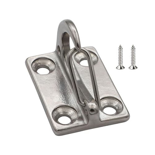 Haken für Hundeleine, Edelstahl, Wandmontage, ausbruchsicherer Parkaufhänger für große kleine Hof, Outdoor, Innenbereich, Veranda, Garage, Terrasse von Zasdvn