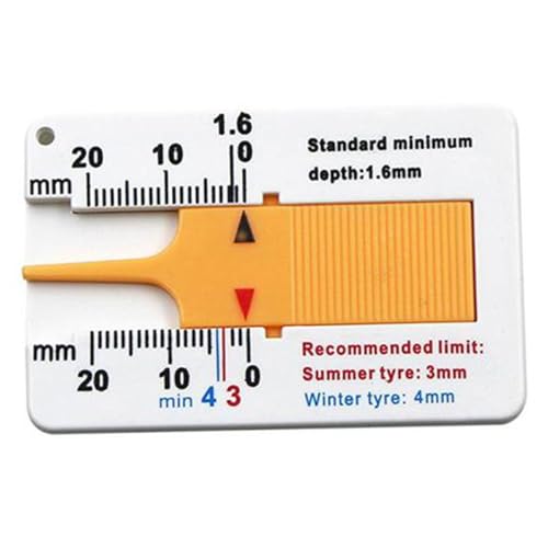 Reifen Profiltiefenmesser, Kunststoff Reifenprofiltiefenmesser Profiltiefenmesser Für Reifen | Gewindetiefenmessgerät Für Reifen, Genaue Messwerkzeuge Für Die Reifenprofiltiefe Messbereich Profilmesse Reifen Profiltiefenmesser, Kunststoff Reifenprofiltiefenmesser Profiltiefenmesser Für Reifen | Gewindetiefenmessgerät Für Reifen, Genaue Messwerkzeuge Für Die Reifenprofiltiefe Messbereich Profilmesse von Zasdvn