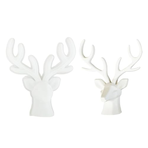 Zasdvn Hirschkopf-Silikonform Silikonformen 3D Hirsch Silikonform, 3D Weihnachtshirsch-Silikonformen Für Tonskulpturen, Die Kunstwerke Modellieren Zasdvn Hirschkopf-Silikonform Silikonformen 3D Hirsch Silikonform, 3D Weihnachtshirsch-Silikonformen Für Tonskulpturen, Die Kunstwerke Modellieren von Zasdvn