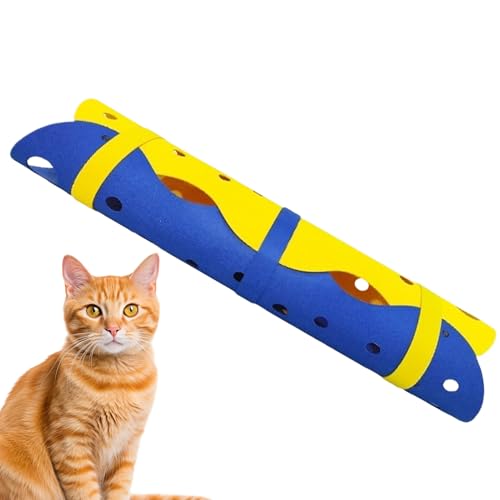 Zasdvn Katzenbett Tunnel,Waschbares Versteck Nest Für Kätzchen - Interaktives Filz Katzentunnel Bett Für Wohnung Wohnzimmer Schlafzimmer | Zuhause Spielen Schlafen Zasdvn Katzenbett Tunnel,Waschbares Versteck Nest Für Kätzchen - Interaktives Filz Katzentunnel Bett Für Wohnung Wohnzimmer Schlafzimmer | Zuhause Spielen Schlafen von Zasdvn