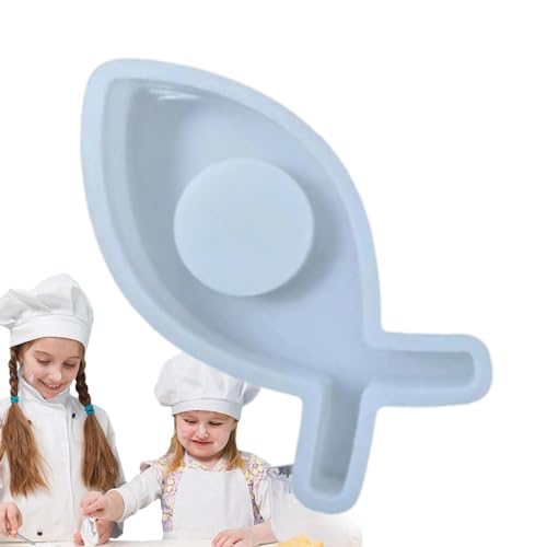 Zasdvn Silikonform Kerzenhalter, Fisch Form Bastelgussform Wiederverwendbare Kerze Silikonform Für Selbstgemachte Kerzenhalter Süßigkeiten Gips Schokolade Stabkerzen Und Teelichte von Zasdvn
