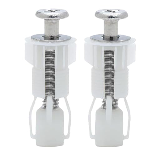 Zasdvn Toilettensitz Schrauben | Scharnierschrauben und Muttern Set - Ersatz Befestigungslösung Für Toilettensitz Reparatur Und Wartung Zasdvn Toilettensitz Schrauben | Scharnierschrauben und Muttern Set - Ersatz Befestigungslösung Für Toilettensitz Reparatur Und Wartung von Zasdvn