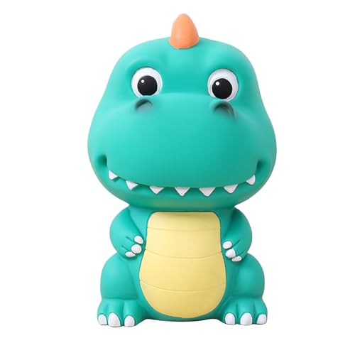 Zasjon Dinosaurier Spardose fur Kinder, Groß Sparschwein Kinder Sturzprävention Cartoon Dinos Spardose für Mädchen Jungen Spardosen PVC-Material Piggy Bank für Geschenk, Spielzeug, Dekoration von Zasjon