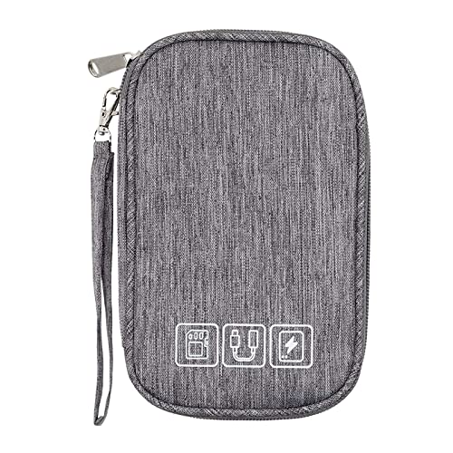 Zasjon Kabeltasche Elektronische Tasche, Klein Kabel Organizer Tasche Universaltasche Tragbare Wasserdicht Kabelorganizer Cable Bag für Handy Ladekabel,Powerbank,USB Sticks,SD Karten, Grau Zasjon Kabeltasche Elektronische Tasche, Klein Kabel Organizer Tasche Universaltasche Tragbare Wasserdicht Kabelorganizer Cable Bag für Handy Ladekabel,Powerbank,USB Sticks,SD Karten, Grau von Zasjon