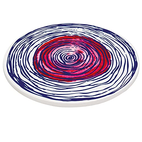 Untersetzer aus Keramik 20cm Scandic Circles Topfuntersetzer rund mit Muster Zassenhaus von Zassenhaus