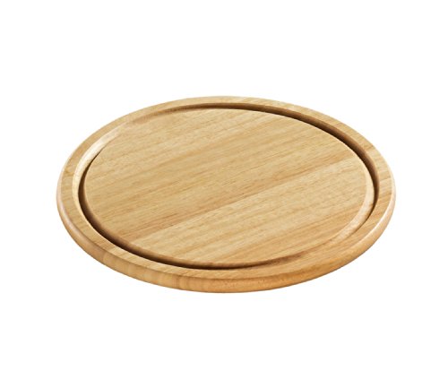 Zassenhaus 0000050066 Käse-/Steakplatte, Holz, silber, 25 x 25 x 1,5 cm von Zassenhaus