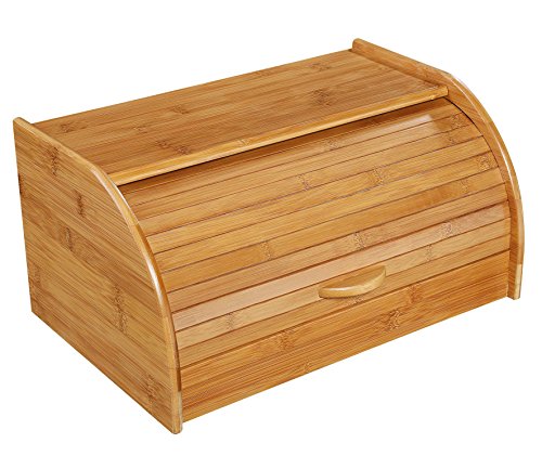 Zassenhaus 54118 Brotkasten, Bambus 40 x 26 x 20 cm, Braun, 40,x 27.5 x x 21.5 cm von Zassenhaus