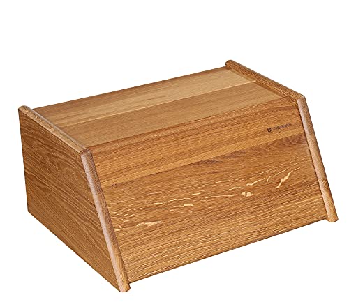 Zassenhaus Brotkasten Montana aus Eichenholz in der Farbe Braun, Maße: 40cm x 30cm x 18cm, 065053 Zassenhaus Brotkasten Montana aus Eichenholz in der Farbe Braun, Maße: 40cm x 30cm x 18cm, 065053 von Zassenhaus