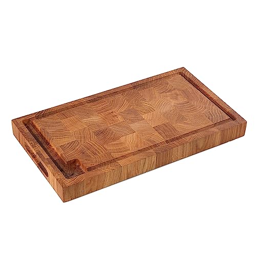 Zassenhaus Hackblock Stirnholz Eiche 45 x 25 x 4 cm von Zassenhaus