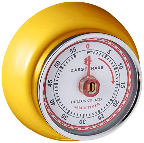 Zassenhaus Küchentimer SPEED , Gelb , Ø 7 cm x 3 cm , Analoge Zeitanzeige mit Alarm-Funktion , Die Countdown-Uhr unterstützt bei der Zeitplanung beim Kochen oder Backen Zassenhaus Küchentimer SPEED , Gelb , Ø 7 cm x 3 cm , Analoge Zeitanzeige mit Alarm-Funktion , Die Countdown-Uhr unterstützt bei der Zeitplanung beim Kochen oder Backen von Zassenhaus