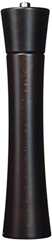Zassenhaus Salzmühle Frankfurt 30 cm, Buche dunkelbraun mit stufenlos verstellbarem Hochleistungs-Keramikmahlwerk, befüllt, Wenge, 21189 von Zassenhaus