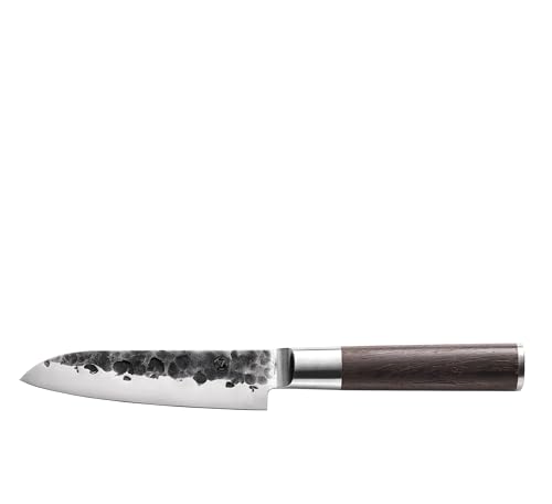 Zassenhaus Santokumesser KYOTO aus japanischem Klingenstahl | 13 cm Klinge, 3,5 cm breit | Griff aus Wenge | Japanisches Messer aus Handarbeit | Allzweckmesser für Obst, Gemüse, Fleisch und mehr von Zassenhaus