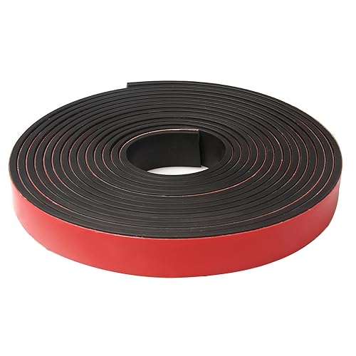 Zasvec Gummistreifen 1 Rolle Gummimatte Gummiplatte Hartgummi Vollgummi Gummistreifen Selbstklebend Gummiprofil Hartgummi-streifen Gummimatte Außenbereich Gummimatten für Dichtungen DIY von Zasvec