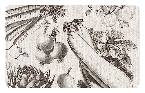 Frühstücksbrettchen Brettchen Schneidebrett Motiv Gemüse Melamin 14,3 x 23,3 cm von ZauberDeko