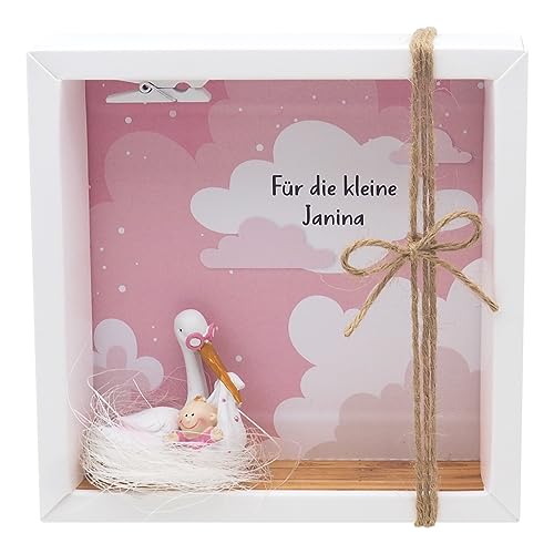 ZauberDeko Geldgeschenk Verpackung Geldverpackung MIT Namen Baby Storch Mädchen Geburt Taufe Gutschein ZauberDeko Geldgeschenk Verpackung Geldverpackung MIT Namen Baby Storch Mädchen Geburt Taufe Gutschein von ZauberDeko