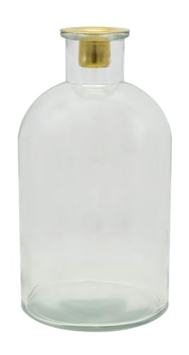 Kerzenhalter Stabkerzenhalter Glas Vase Klar Tischdeko Hochzeit Verschiedene Größen, Form:Dick von ZauberDeko