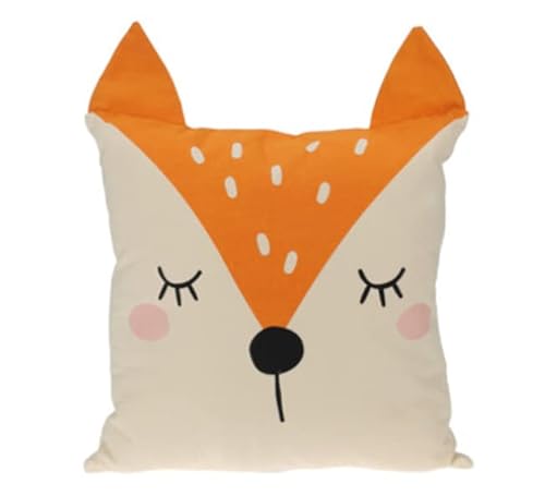 Kissen Bär Fuchs REH Kinderkissen Dekokissen Baumwolle Deko, Modell:Fuchs Kissen Bär Fuchs REH Kinderkissen Dekokissen Baumwolle Deko, Modell:Fuchs von ZauberDeko