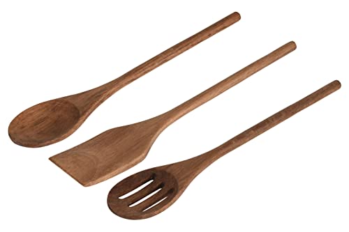 Küchenwerkzeug Set 3-teilig Holz Kochlöffel Küchenhelfer Küchenutensilien 30cm Küchenwerkzeug Set 3-teilig Holz Kochlöffel Küchenhelfer Küchenutensilien 30cm von ZauberDeko