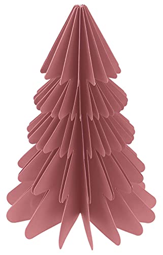 Weihnachtsbaum Papierbaum Mauve Beere Rot Tannenbaum Weihnachtsdeko Deko 30cm Groß, Farbe:Mauve von ZauberDeko