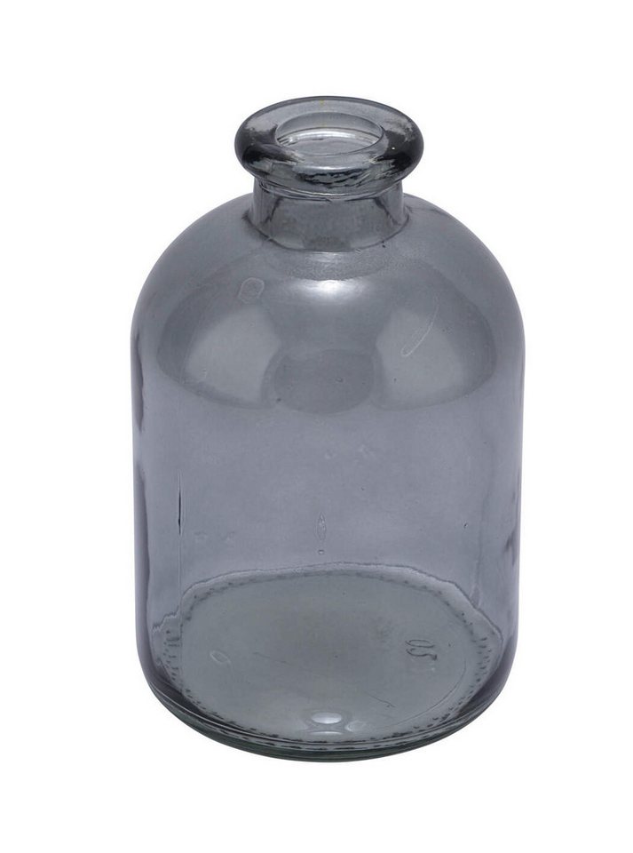 ZauberDeko Dekovase Vase Grau Dunkelgrau Transparent Glas Tischdeko Blumenvase ca. 17cm H ZauberDeko Dekovase Vase Grau Dunkelgrau Transparent Glas Tischdeko Blumenvase ca. 17cm H von ZauberDeko