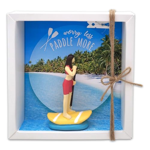 ZauberDeko Geldgeschenk Stand Up Paddler Frau Meer Paddling Board Gutschein Verpackung Urlaub Geburtstag von ZauberDeko
