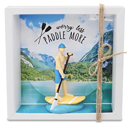 ZauberDeko Geldgeschenk Stand Up Paddler Mann See Paddling Board Gutschein Verpackung Geburtstag von ZauberDeko