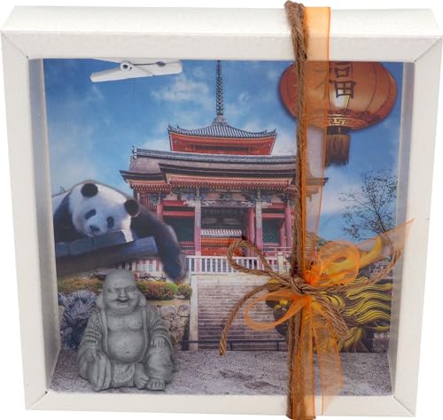 ZauberDeko Geldgeschenk Verpackung China Asien Urlaub Reise Geldverpackung Buddha von ZauberDeko