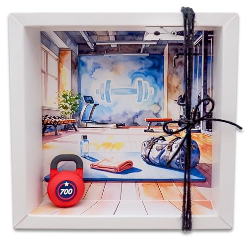 ZauberDeko Geldgeschenk Verpackung Fitness Mann & Frau Gutschein Sportstudio Personal Training Bodybuilding Geschenkidee von ZauberDeko
