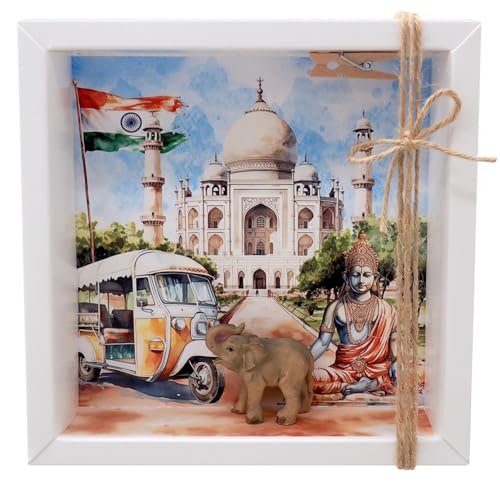 ZauberDeko Geldgeschenk Verpackung Indien Neu-Delhi Geldverpackung Urlaub Reise Gutschein von ZauberDeko