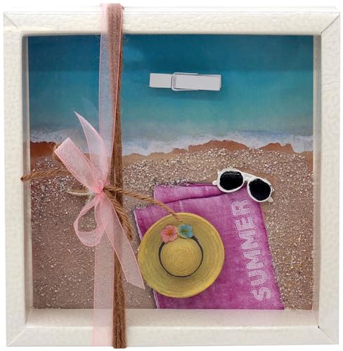 ZauberDeko Geldgeschenk Verpackung Reise Urlaub Strohhut Sonnenbrille Frau Strand Meer Strandurlaub Geburtstag von ZauberDeko