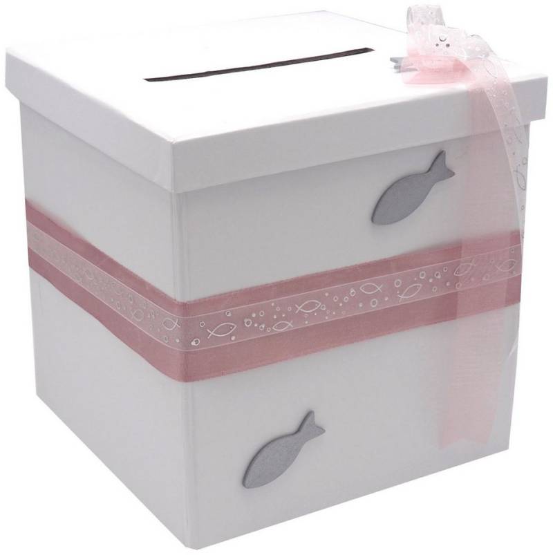 ZauberDeko Geschenkbox Briefbox Kommunion Konfirmation Kartenbox Tischdeko von ZauberDeko