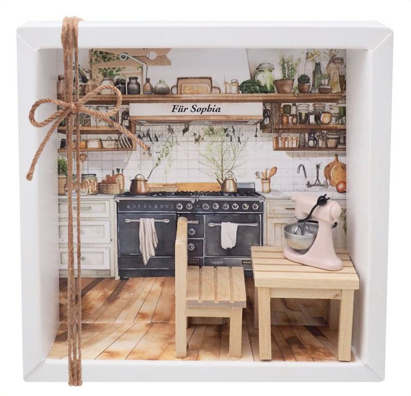 ZauberDeko Geschenkbox Geldgeschenk Küchenmaschine Mixer Backen MIT NAME Weihnacht Geburtstag von ZauberDeko