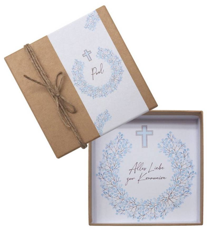 ZauberDeko Geschenkbox Geldgeschenk Personalisiertes Geschenk Kommunion Konfirmation Taufe von ZauberDeko