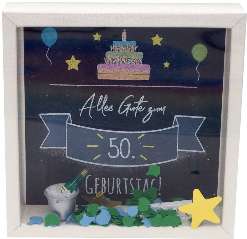 ZauberDeko Geschenkbox Geldgeschenk Verpackung Geburtstag 18 20 30 40 50 Happy Birthday Party von ZauberDeko