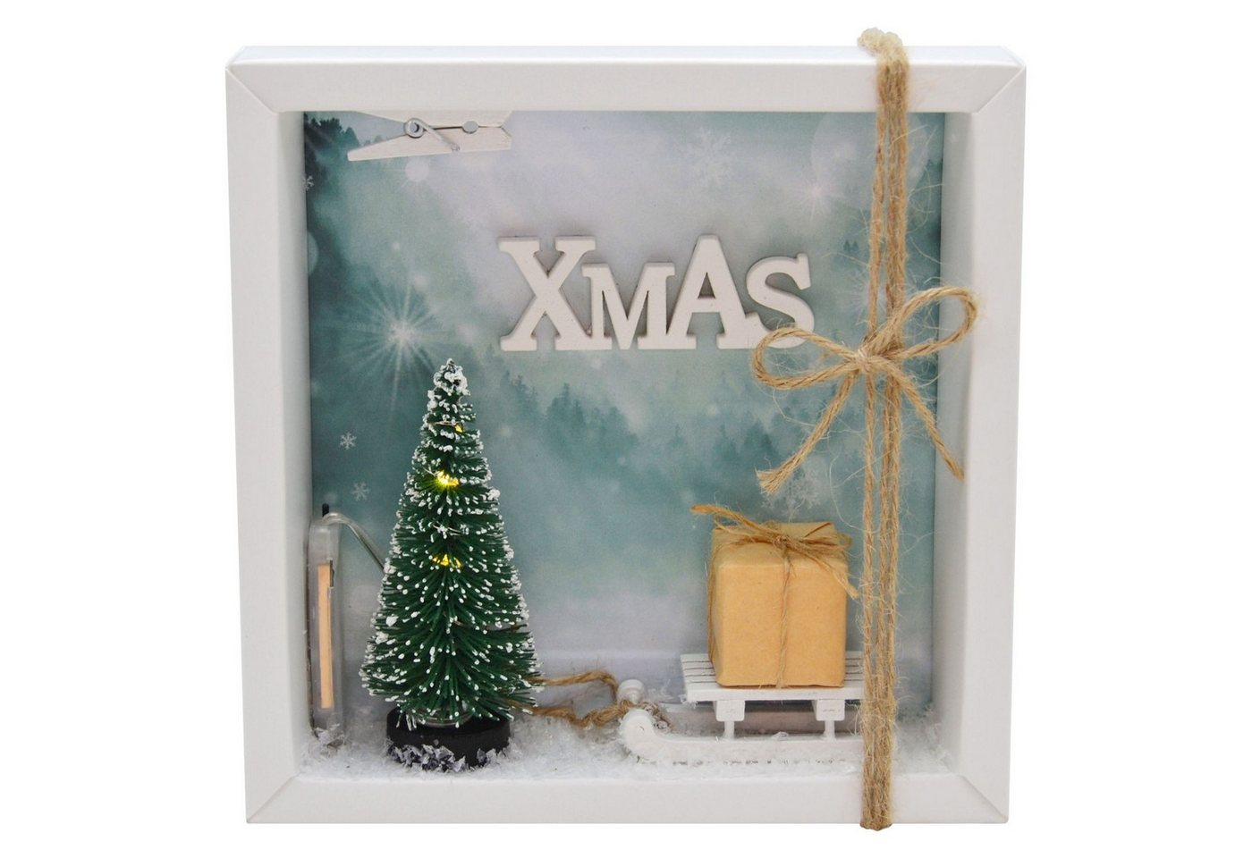 ZauberDeko Geschenkbox Geldgeschenk Verpackung Weihnachten Schlitten LED Lichterkette XMAS ZauberDeko Geschenkbox Geldgeschenk Verpackung Weihnachten Schlitten LED Lichterkette XMAS von ZauberDeko