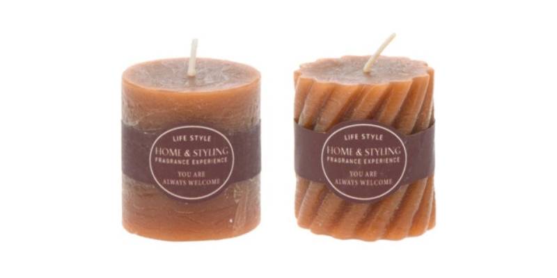 ZauberDeko Stumpenkerze 2 Rustic Kerzen Schwarz Taupe Orange Tischdeko Partydeko 5 cm ZauberDeko Stumpenkerze 2 Rustic Kerzen Schwarz Taupe Orange Tischdeko Partydeko 5 cm von ZauberDeko