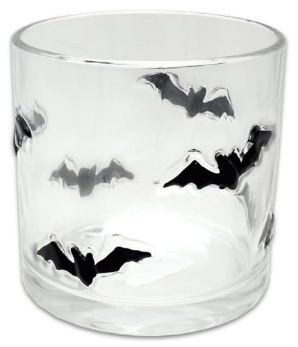 ZauberDeko Windlicht Transparent Fledermaus Schwarz Herbst Halloween Tischdeko 10cm Ø 10cm Hoch ZauberDeko Windlicht Transparent Fledermaus Schwarz Herbst Halloween Tischdeko 10cm Ø 10cm Hoch von ZauberDeko