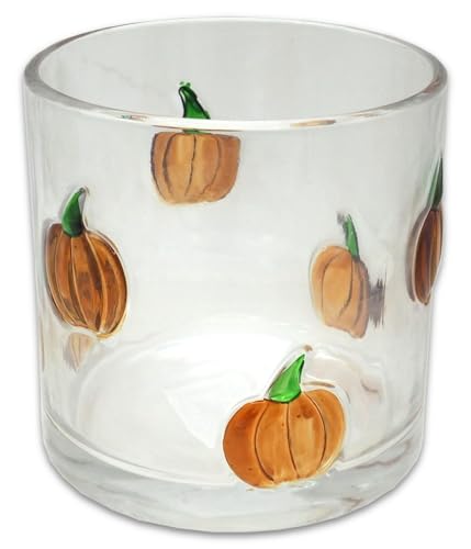 ZauberDeko Windlicht Transparent Kürbis Orange Herbst Halloween Tischdeko 10cm Ø 10cm Hoch ZauberDeko Windlicht Transparent Kürbis Orange Herbst Halloween Tischdeko 10cm Ø 10cm Hoch von ZauberDeko