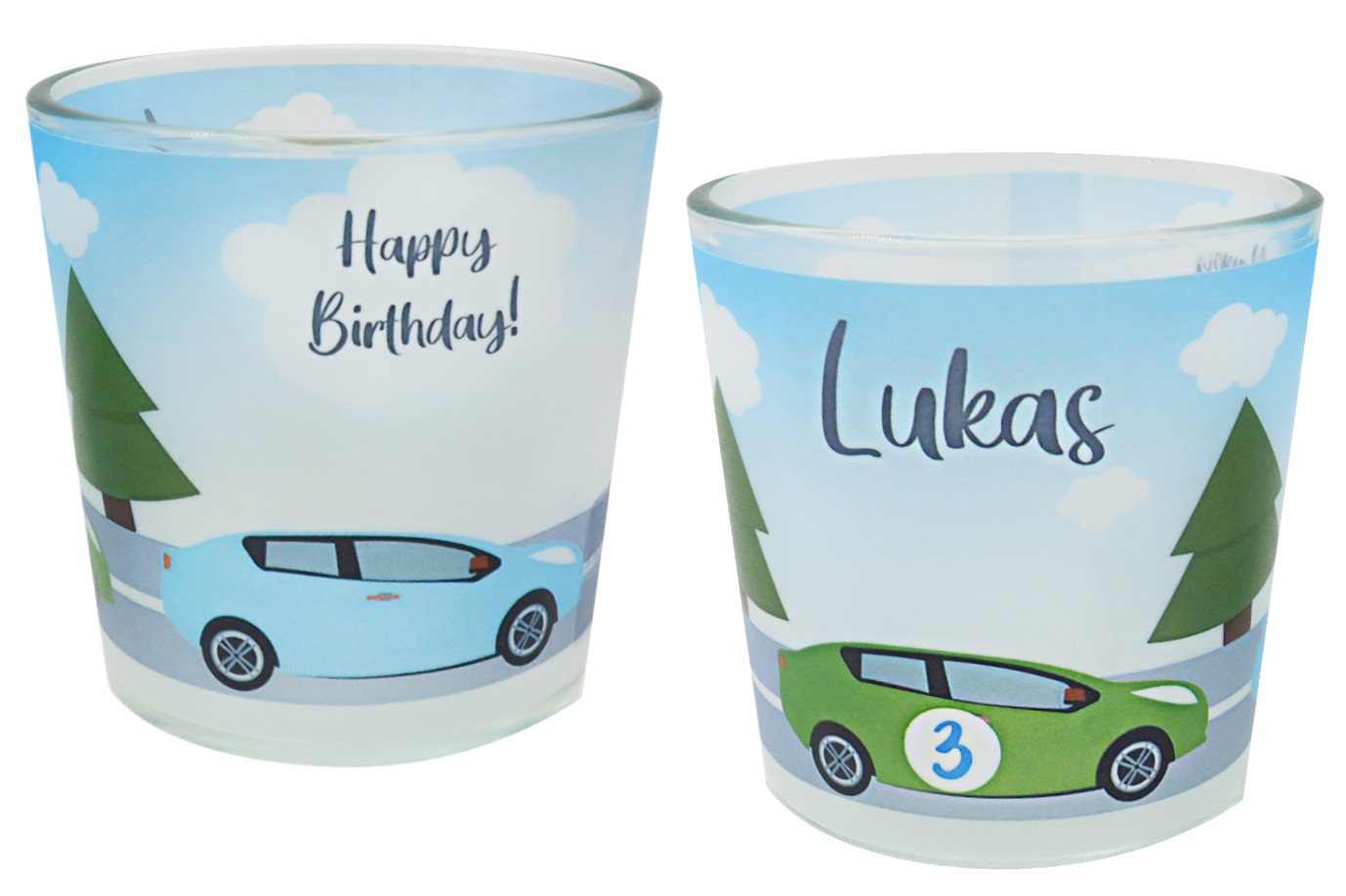 ZauberDeko Windlicht Windlicht Banderole Auto Kinder Geburtstag Kerzenglas MIT NAME 7,5cm H ZauberDeko Windlicht Windlicht Banderole Auto Kinder Geburtstag Kerzenglas MIT NAME 7,5cm H von ZauberDeko