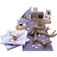Tischdeko Oktoberfest Lila Flieder Partydeko Geburtstag Mottoparty Set von ZauberDekoShop