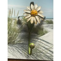 Garderoben Haken Margerite Blume Seltenheit Metall Sehr Alt Groß Hingucker von ZauberhaftMarvelous