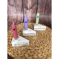 Geburtstagsgeschenk/Geburtstagskuchen Mitbringsel Geburtstag Geburtstagstorte Geburtstagsdeko Geburtstagskerze Kerzenhalter von ZauberhafteIdeenShop